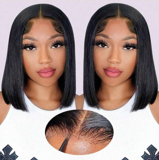 Straight Bob Wig (Human Hair)